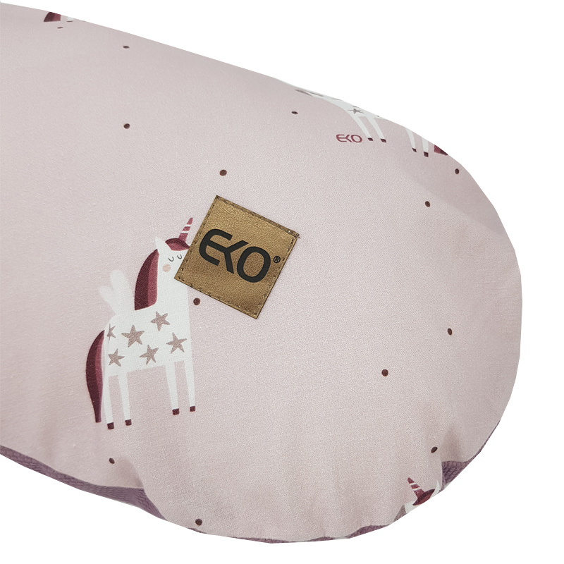 EKO Szoptatós párna velvet Unicorn 180cm